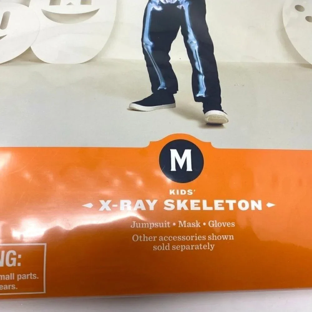 Target Kids' X-Ray Skeleton Costume Jumpsuit Hyde & EEK! Boutique™ Size Medium